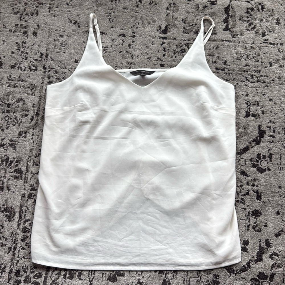 Creamy white satin tunic!